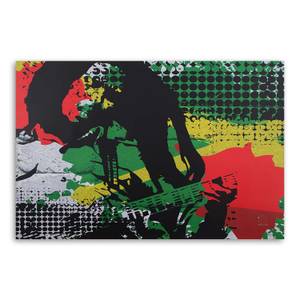 Leinwandbild Bob Marley Reggae Musik 100 x 70 cm