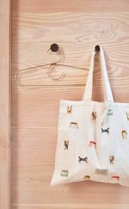 Sac blanc Blanc - Fibres naturelles - 48 x 43 x 48 cm
