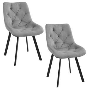 Lot de 2 Chaises SJ.33 Gris - Lot de 2