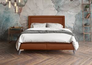 Boxspringbett Joy Kupfer - Breite: 120 cm