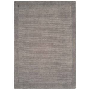 Tapis uni pure laine tufté CANDY Gris - 68 x 240 cm