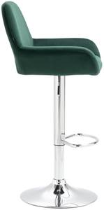 Tabouret de bar Braga Lot de 2 Vert foncé