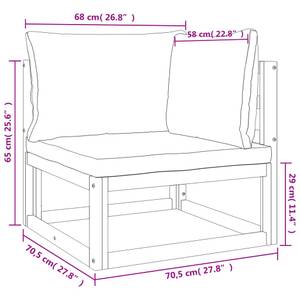 Garten-Lounge-Set 3028504-21 (9-teilig) Grün