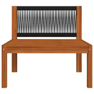 Mittelsofa 312429 Weiß - Massivholz - Holzart/Dekor - 65 x 60 x 65 cm