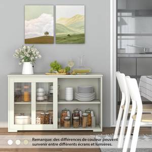 Meuble Rangement HW53867 Blanc - Bois manufacturé - 33 x 63 x 107 cm