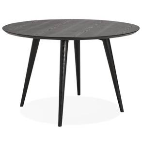 Table À Diner SWEDY Imitation frêne noir - Noir - Noir