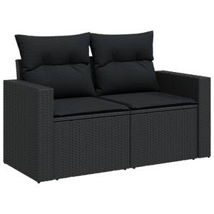 Gartensitzgruppe K4664(7-tlg) Schwarz - Massivholz - 69 x 62 x 62 cm