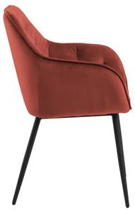 Chaise de salle à manger Bruks lot de 2 Rouge