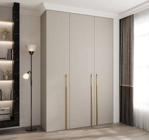 Drehtürenschrank Como 3 Beige - Gold - 160 x 50 cm