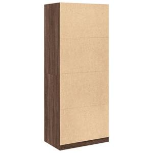 Kleiderschrank 298537-6 Dunkelbraun - Breite: 80 cm