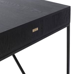 Bureau The Bobby Noir - Bois massif - 60 x 78 x 120 cm