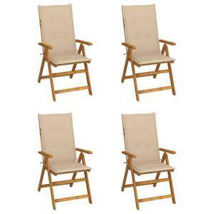 Gartenstuhl (4er Set) 3016489-3 Beige