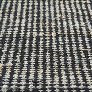 Tapis salon PLANA Noir - Fourrure véritable - 60 x 8 x 110 cm