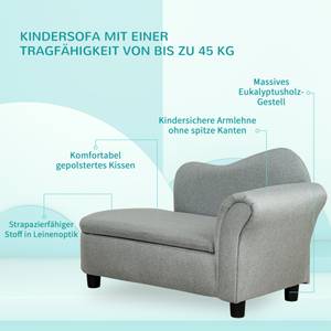 Kinder-Sofa 310-061LG Glas Grau