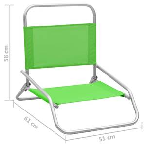 Chaise de plage Vert