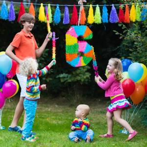 Pinata Set Zahl 2 50 x 51 x 15 cm