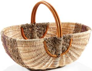 Aufbewahrungskorb BROWNREEDBIN Braun - Rattan - 31 x 19 x 49 cm