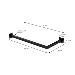 Kleiderstange Übereck Tiefe: 62 cm