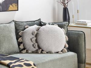 Coussin décoratif MADIA Gris - Nombre de pièces dans le lot : 2