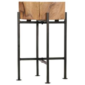 Beistelltisch (2er Set) 246207 Braun - Metall - Massivholz - Holzart/Dekor - 30 x 45 x 30 cm