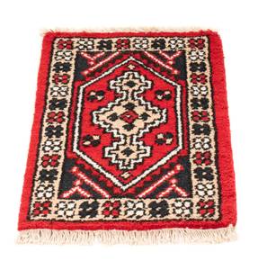 Orientteppich - 60x40cm Rot - Naturfaser - 40 x 1 x 60 cm