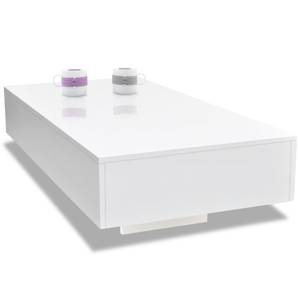 Table basse 297872 Blanc - Bois manufacturé - 55 x 31 x 115 cm