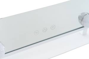 Miroir Led de Maquillage Yaren Blanc - Matière plastique - 35 x 48 x 9 cm