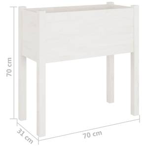 Jardinière (lot de 2) 3012600-2 Blanc