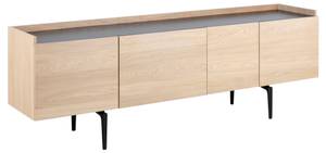 Sideboard Coy Braun - Holz teilmassiv - 200 x 67 x 42 cm
