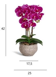 Plante artificielle Orchidée Lilas - Mauve