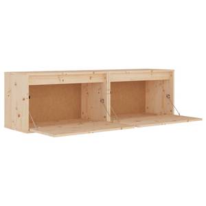 Wandschrank Set 2-teilig Braun - Holzwerkstoff - 60 x 35 x 30 cm