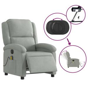 Fauteuil de massage électrique 3032268-3 Gris lumineux