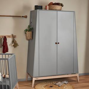 Armoire Luna Gris - 130 x 190 x 58 cm