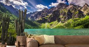 Fototapete See Berge Natur 3D 360 x 240 x 240 cm