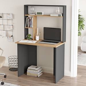 Bureau Tópisa Anthracite - Imitation chêne