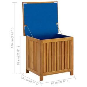 Garten-Aufbewahrungsbox Braun - Massivholz - Holzart/Dekor - 60 x 106 x 50 cm