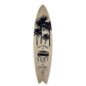 Surfbrett SOUTH BAY, weißer Aufdruck Schwarz - Holzwerkstoff - 1 x 110 x 27 cm