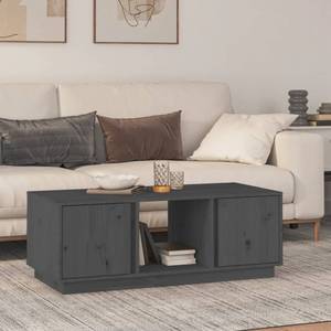 Couchtisch D843 Grau - Massivholz - 50 x 40 x 110 cm