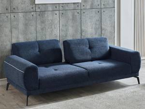 Sofa LETINI Blau - Textil - 96 x 80 x 230 cm