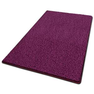 Shaggy-Teppich Barcelona Rot - Kunststoff - 100 x 3 x 300 cm