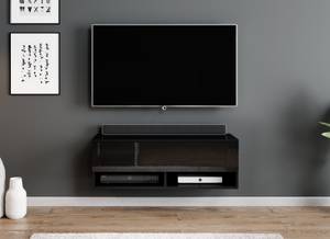 TV-Schrank Alyx 100cm Schwarz mit LED Schwarz
