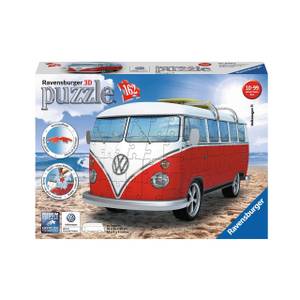 3D Puzzle Fahrzeuge Volkswagen T1 Surfer Papier - Kunststoff - 5 x 6 x 12 cm