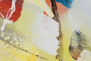 Acrylbild handgemalt Expression of Joy Massivholz - Textil - 75 x 100 x 4 cm