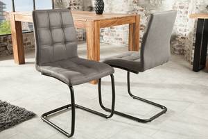 Stuhl MODENA Grau - Metall - Textil - 46 x 92 x 54 cm