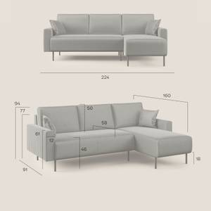 Arthur Ecksofa Creme