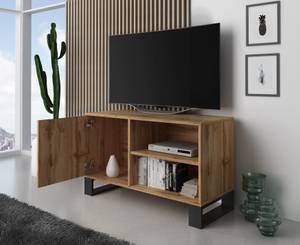 Meuble TV100 LOFT Couleur Chêne rustique Marron - Bois manufacturé - 40 x 57 x 95 cm