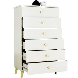 Commode MOBI Beige - Bois manufacturé - 60 x 104 x 37 cm