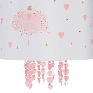 Lampe à suspension motif ballerine Rose foncé - Blanc - Jaune - Matière plastique - 35 x 158 x 35 cm