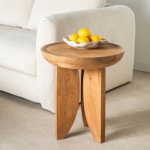 Table d'appoint Jepara Marron - En partie en bois massif - 45 x 50 x 45 cm