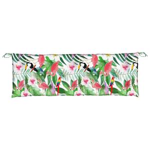 Gartenbank-Auflage 3004873-4 Grün - Pink - Tiefe: 150 cm